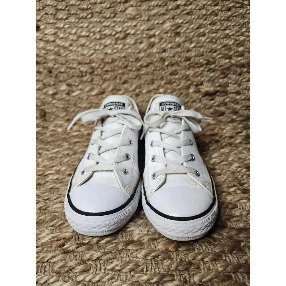 Converse Chuck Taylor All Star Low Top OX White Shoes Juniors 3 Women's 5 School